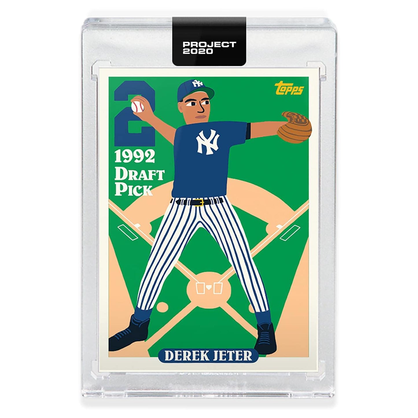 Topps Project 2020 Card 356-1993 Derek Jeter By Keith Shore