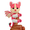 Fingerlings Adopt Me! Strawberry Shortcake Bat Dragon, Interactive Pet, Pink, 3.14x3.14x4.92 inches, Model 3252, 40+ Sounds & Re