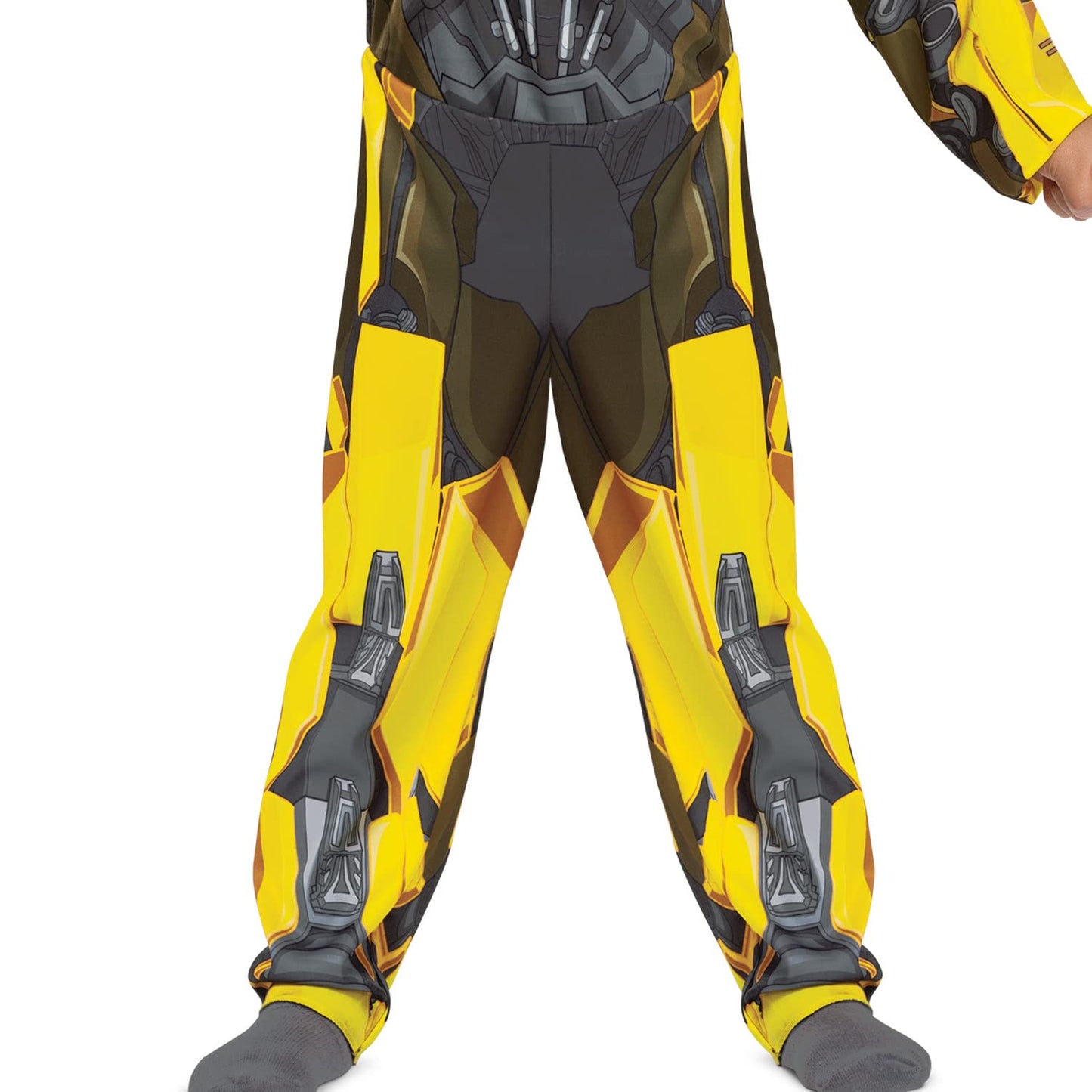 Disguise Bumblebee Toddler Costume, Official Transformers Rise of the Beasts Muscle Padded Costume and Mask, Size (2T)
