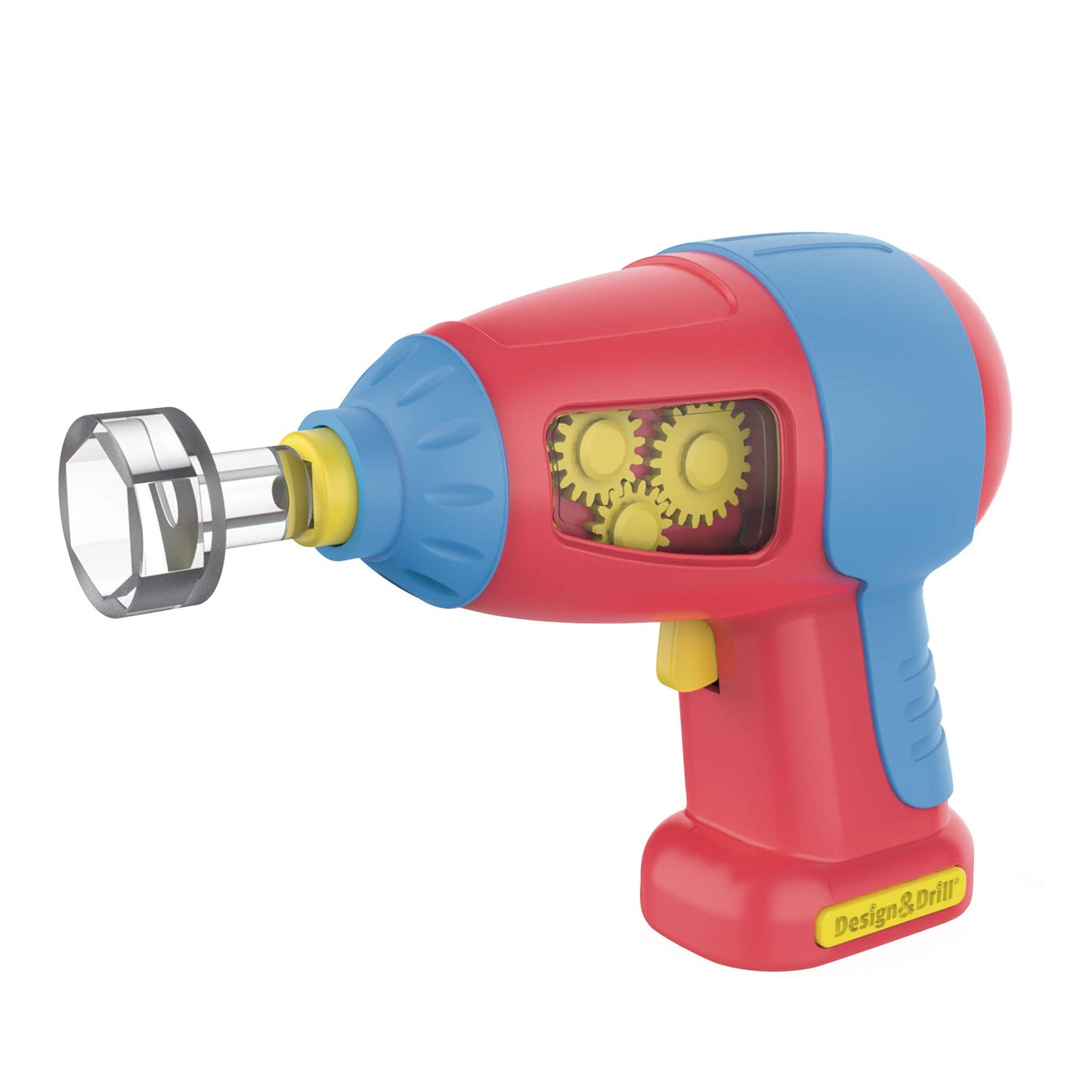 Educational Insights Design & Drill Power Drill, Compatible with Design & Drill Sets, Real Working, Kid-Friendly Toy Drill, Bran