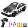YUAN PLAN Remote Control Car RC Drift Car, 1/24 RC Car 2.4GHz 4WD RC Drift Racing Car High Speed RC Cars with Cool Lights, Recha