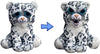 William Mark Corp Feisty Pets Lethal Lena Plush Snow Leopard 8.5" Multi-colored Polyester