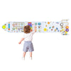Nigwet Rocket Activity Wall Busy Board Panels - Sensory Wall Panel For Kids, Montessori Toddler Wall Activity Board, Wall Toys F