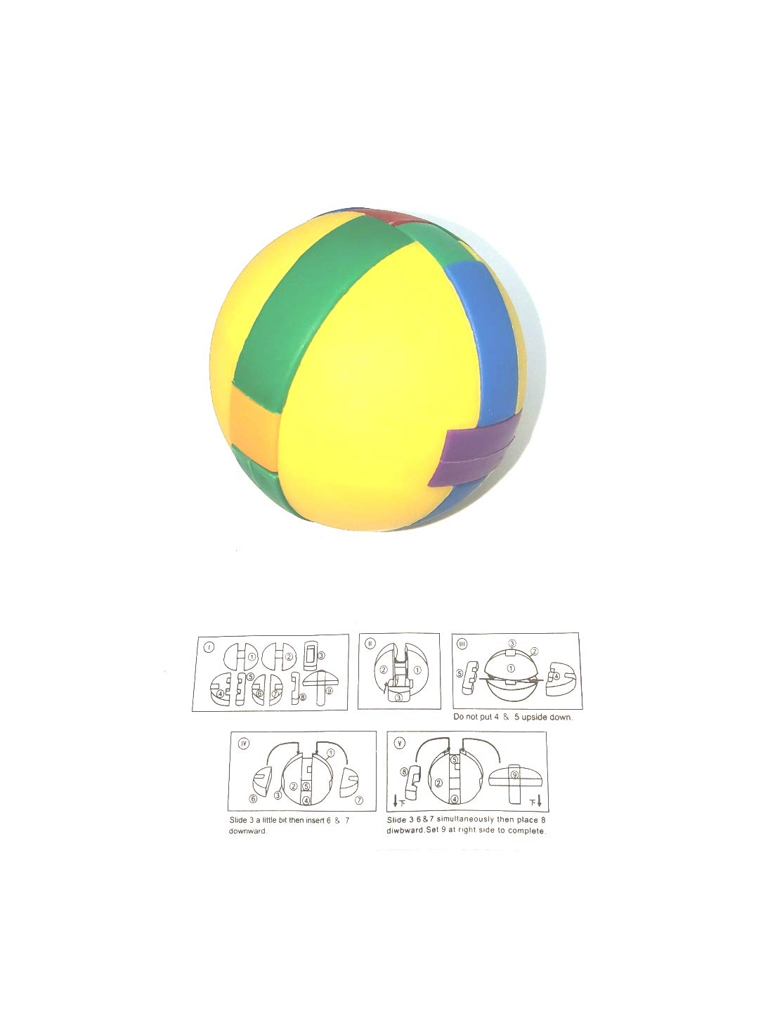 Fun Express Plastic Balls Puzzle (1 Dozen)