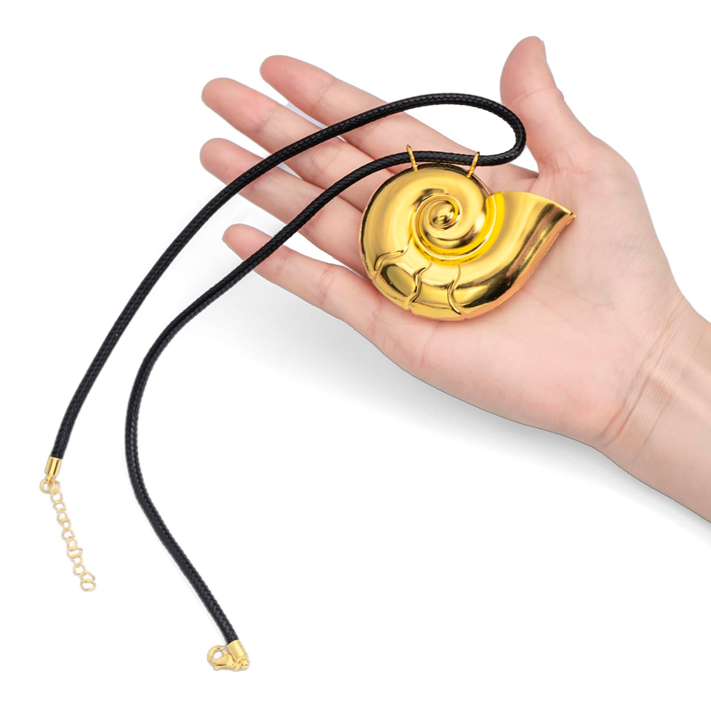 CozofLuv Seashell Necklace and Earings for Role Play (Gold)