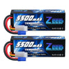 Zeee 3S Lipo Battery 5500mAh 11.1V 120C Hard Case RC Battery with EC5 Connector for RC Car 1/8 1/10 Scale Vehicles Tank Truck Bo
