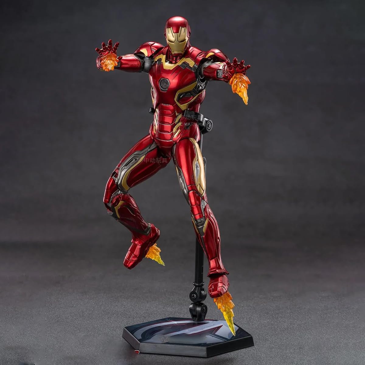Hiplay Zd Toys Collectible Figure Full Set: Anniversary Series Non-Luminous Version: Iron Man Mk45 (1906-45), 1:10 Scale Miniatu
