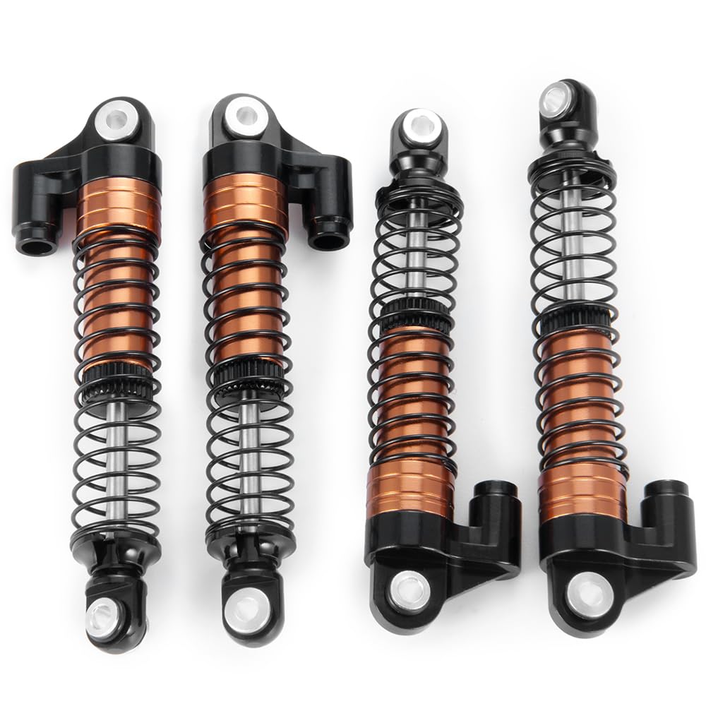 QUPA AM STORE Aluminum RC Shock Absorber Dampers 67.5mm Black for 1:18 TRX4M Defender Bronco RC Cars Upgrade