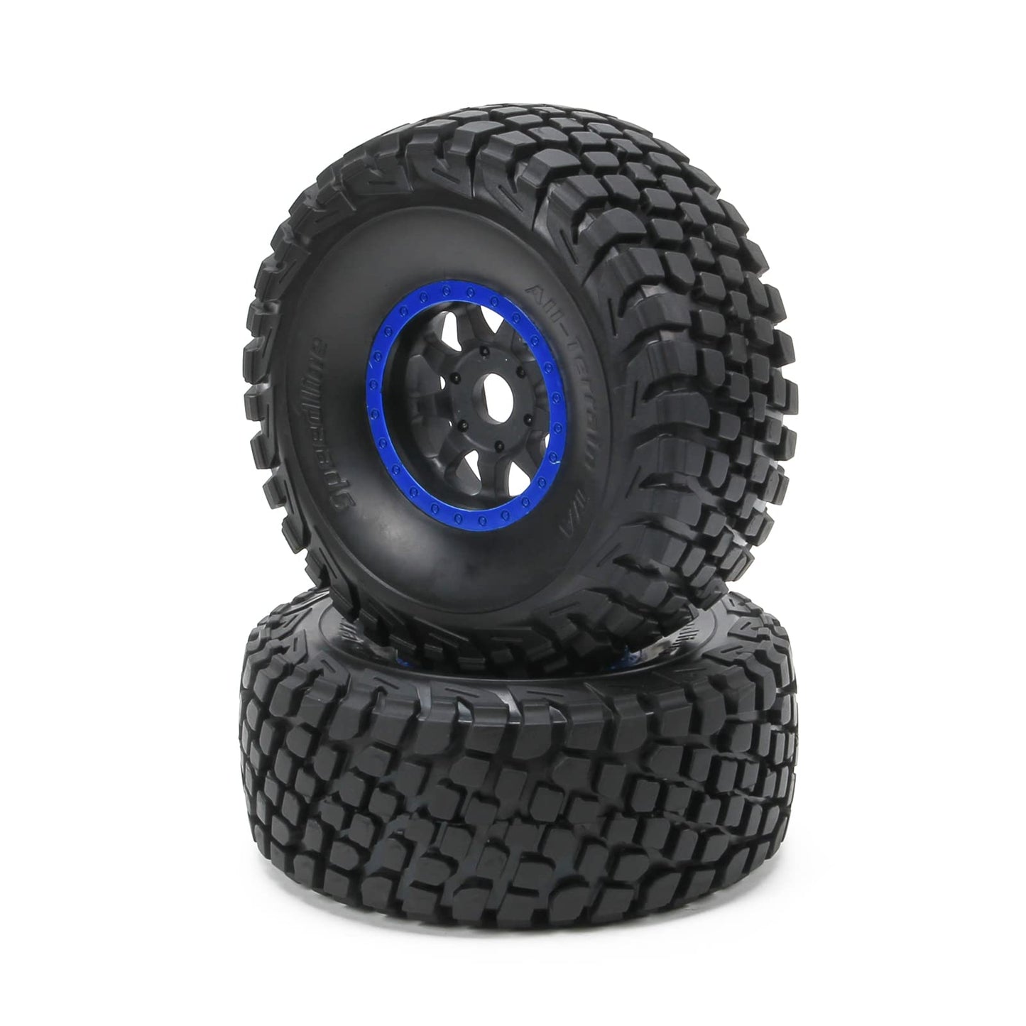 RCAWD RC Wheel Rims and Tires for 1/7 ARRMA Mojave 6S Parts & 1/7 UDR Unlimited Desert Racer 85086-4 Upgrades, Glued Nylon Wheel