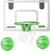 AOKESI Mini Portable Basketball Hoop Indoor Glow in The Dark Over The Door Basketball Net Goal for Room Outdoor Play Game Toys Gift for mature-themed Kids Boys 5 6 7 8 9