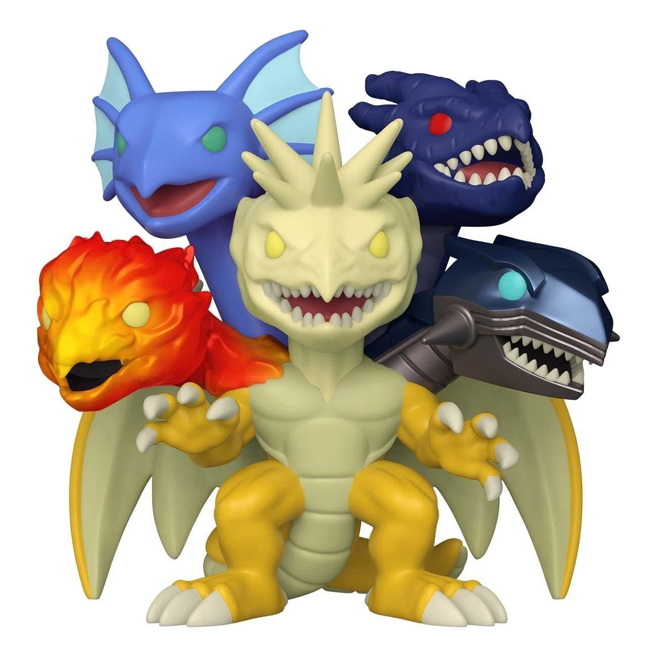 Funko POP! Vinyl Figure - Yu-Gi-Oh! Five-Headed Dragon, 2022 Fall Convention Exclusive, Gray, Model 1230