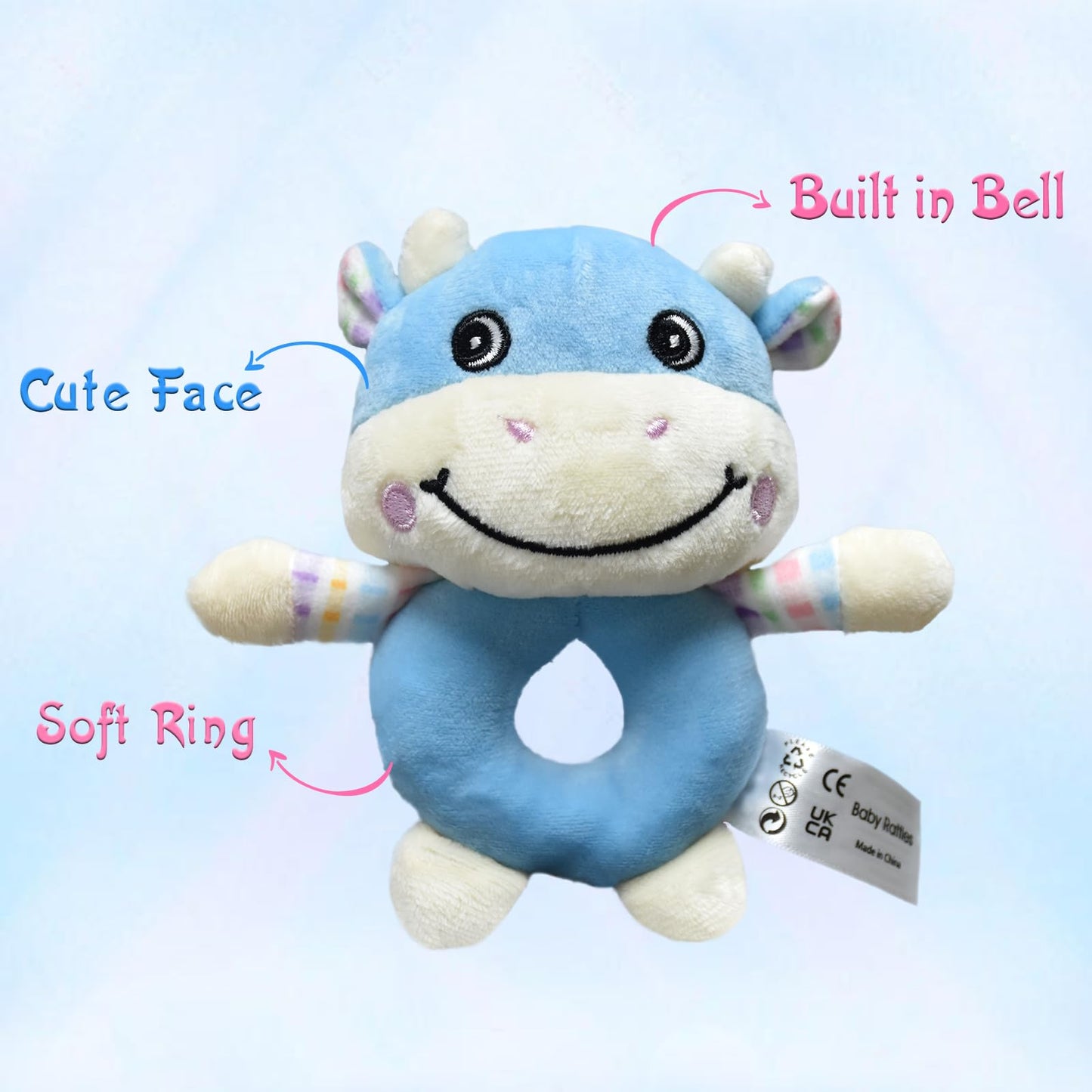 Blppldyci Baby Toys Infant Sensory Games Car Seats Stroller Crib Activities Montessori Learning Education Travel Essential Birth