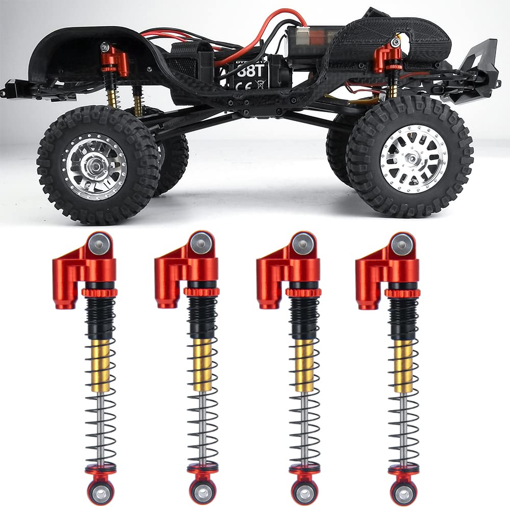 Rclions Rc Shocks 48Mm Adjustable Absorber Damper For All 1:24Th Axial Scx24 Deadbolt Base Camp Gladiator Rc Crawler Car Upgrade