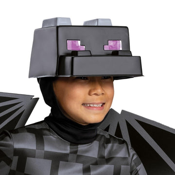 Disguise Ender Dragon Costume Official Deluxe Minecraft Costume for Kids with Headpiece and protective covering Child Size (4-6)