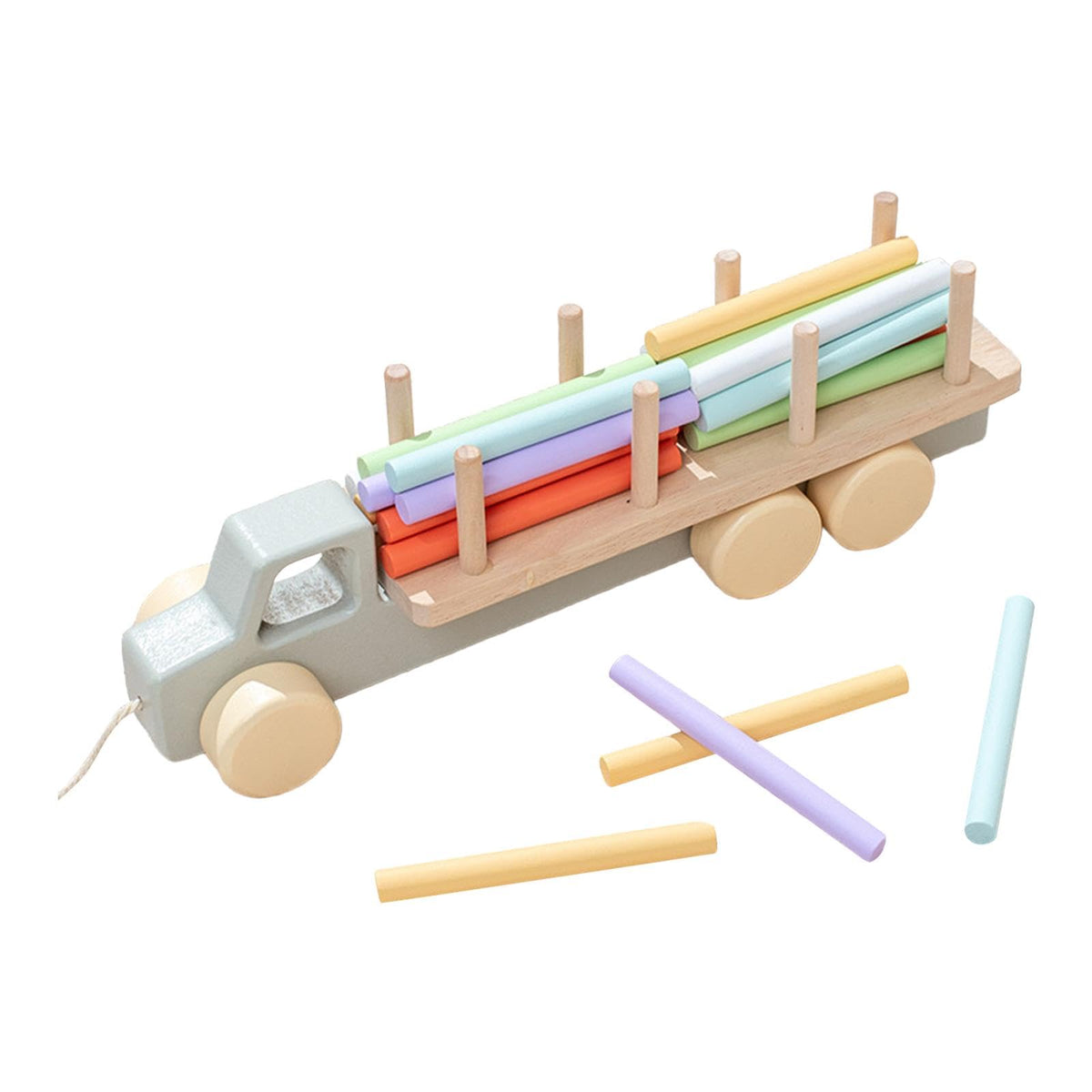 MerishoppTrailer Toy Fine Motor Skills Party Game Practicing Practical Montessori Toy|Baby|Toys For Baby|Developmental Baby Toys