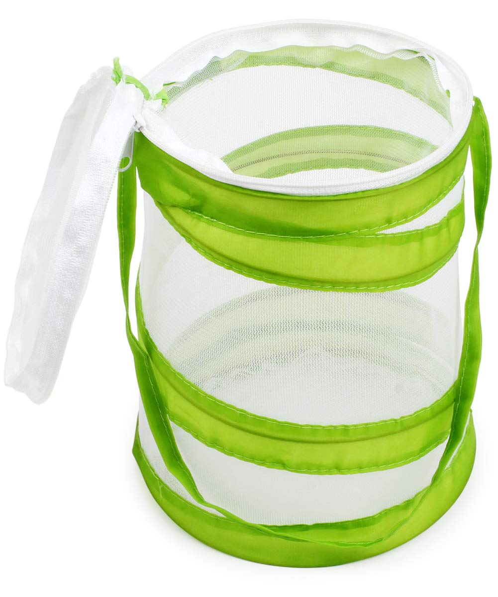 Restcloud 2-Pack Mini Butterfly Habitat, Insect Mesh Cage, Bug Terrarium Pop Up 5.5' X 7' Tall (Pack Of 2)