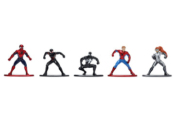 Jada Toys Marvel Spider-Man 18-Pack Die-cast Figures, Metal, Multi-pack, Model 33658