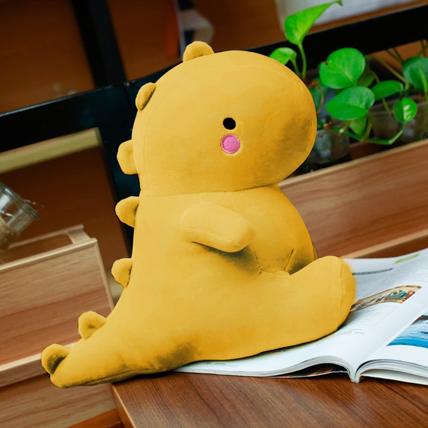 Vhyhcy Cute Dinosaur Plush Toys, Fat Dinosaur Stuffed Animals Toys Dolls, Soft Plush Stuffed Animal Dino Plushie, Birthday Gifts