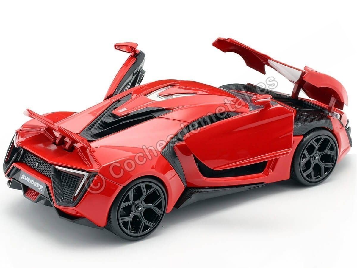 Jada Lykan Hypersport Red Fast & Furious 7'' (2015) Movie 1/24 Diecast Model Car