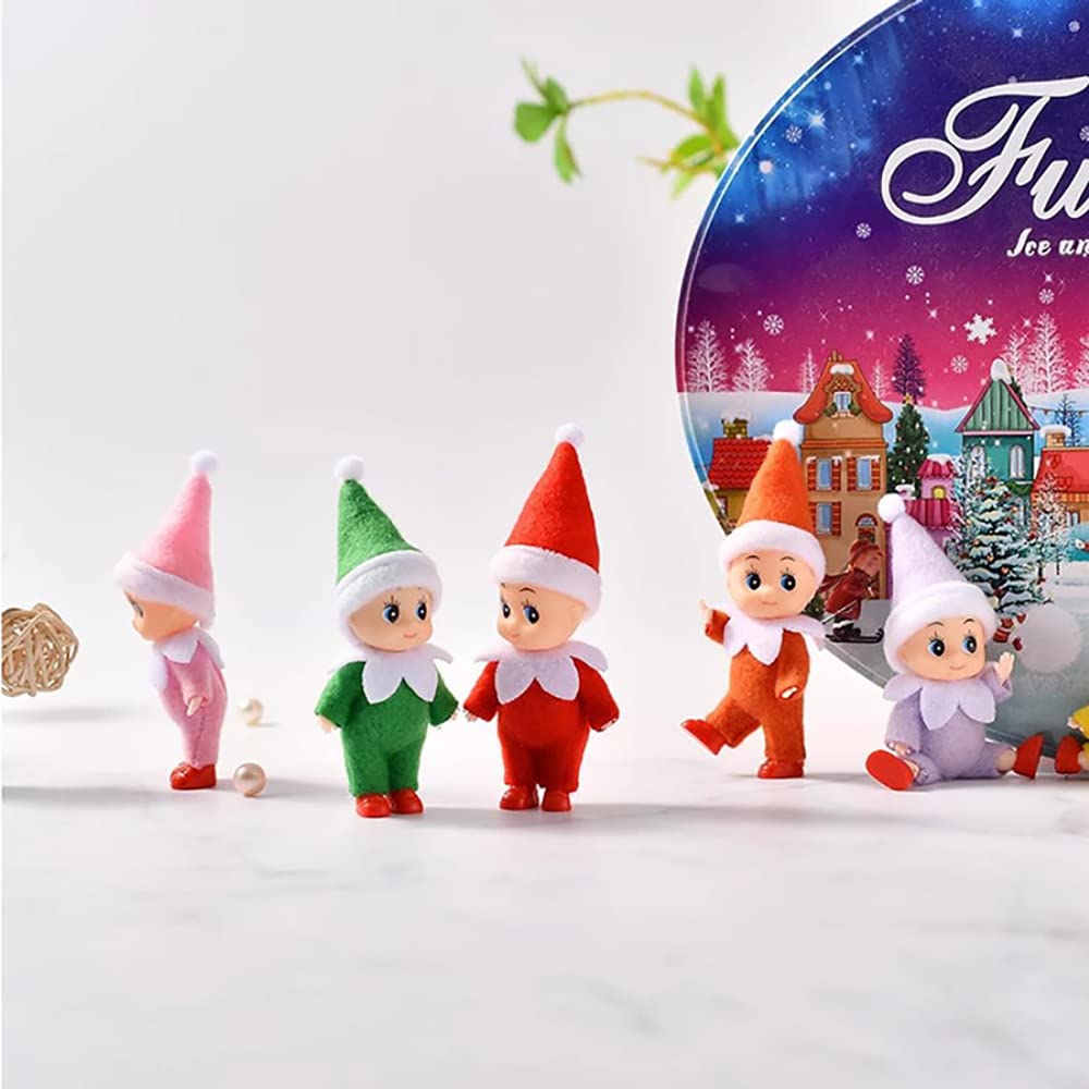 Jhbemaxs Mini Elf Baby Twins Kindness Tiny Elves Set Kid Craft Babies Doll Accessories Holiday Decoration For Girls Boys Kids Ad