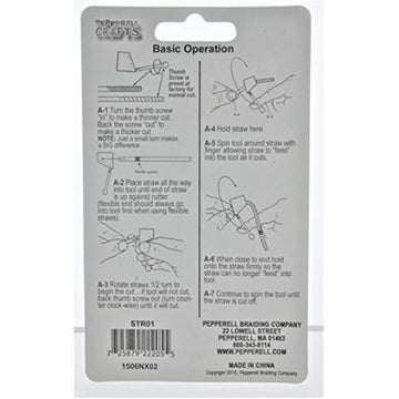 Pepperell Wacky Whirly Straw Kit