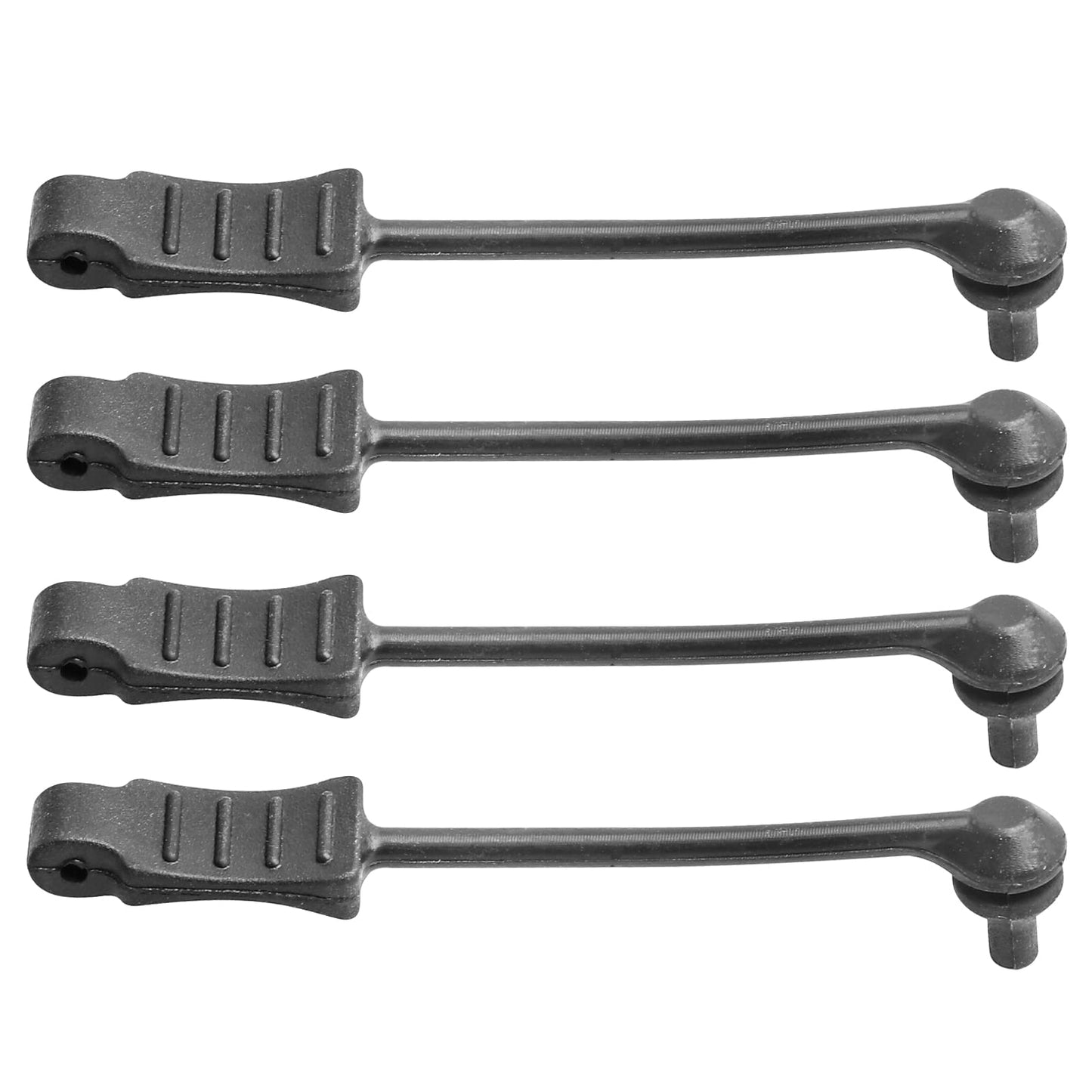 HobbyPark 20pcs RC Rubber Retainer Pull Tabs for 1/12 1/10 1/8 1/5 RC Car Body Clips (fit 1.2mm 1.4mm 1.5mm Rod)