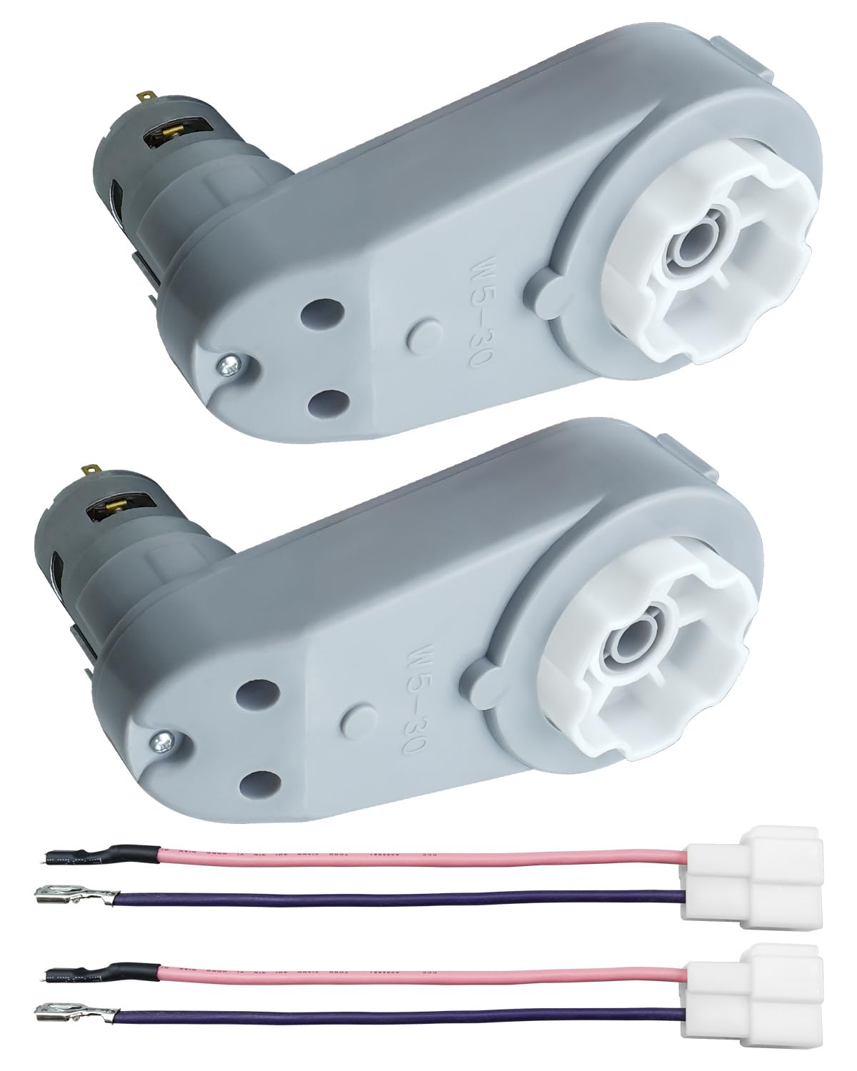 Wumzij 2Pcs 24 Volt Rs775 Kids Ride On Car Gearbox, 18V-24V Children Electric Car Gearbox High Speed Diy Upgrade Power Wheel For