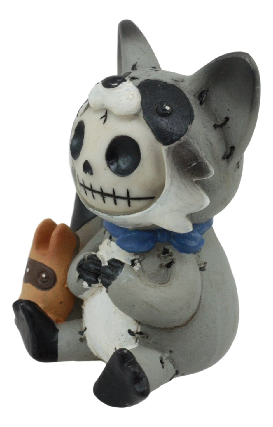 Furry Bones Ebros Furrybones Bandit The Raccoon Voodoo Stitched Skeleton Statue 3' Tall Night Bandit Rodent Figurine