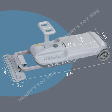 Kidscleancar Portable Go Kart, 12V Ride On Race Car, Variable Speed For Ages 3-8Years,Every Child Can Choose Their Own Speed.
