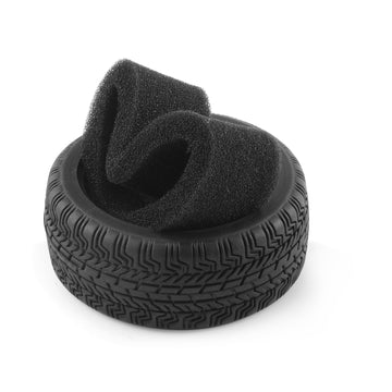 Shaluoman 4 Pcs Soft Rubber Tires With Foam Insert For 1/10 1/12 Traxxas Hsp Hpi Tamiya Tt02 Touring Drift Rally Car 65Mm Rc On-