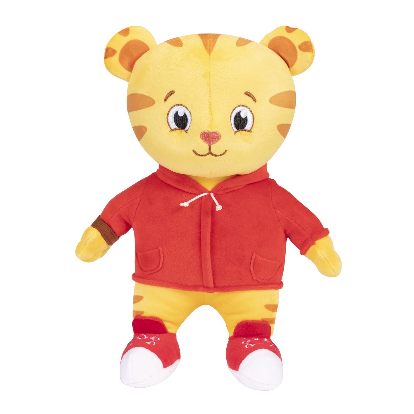 Daniel Tiger's Neighborhood 10th Anniversary Plush Toy, Cuddle Up Daniel Tiger - 12 Tall, Soft and Huggable, Perfect for Kids