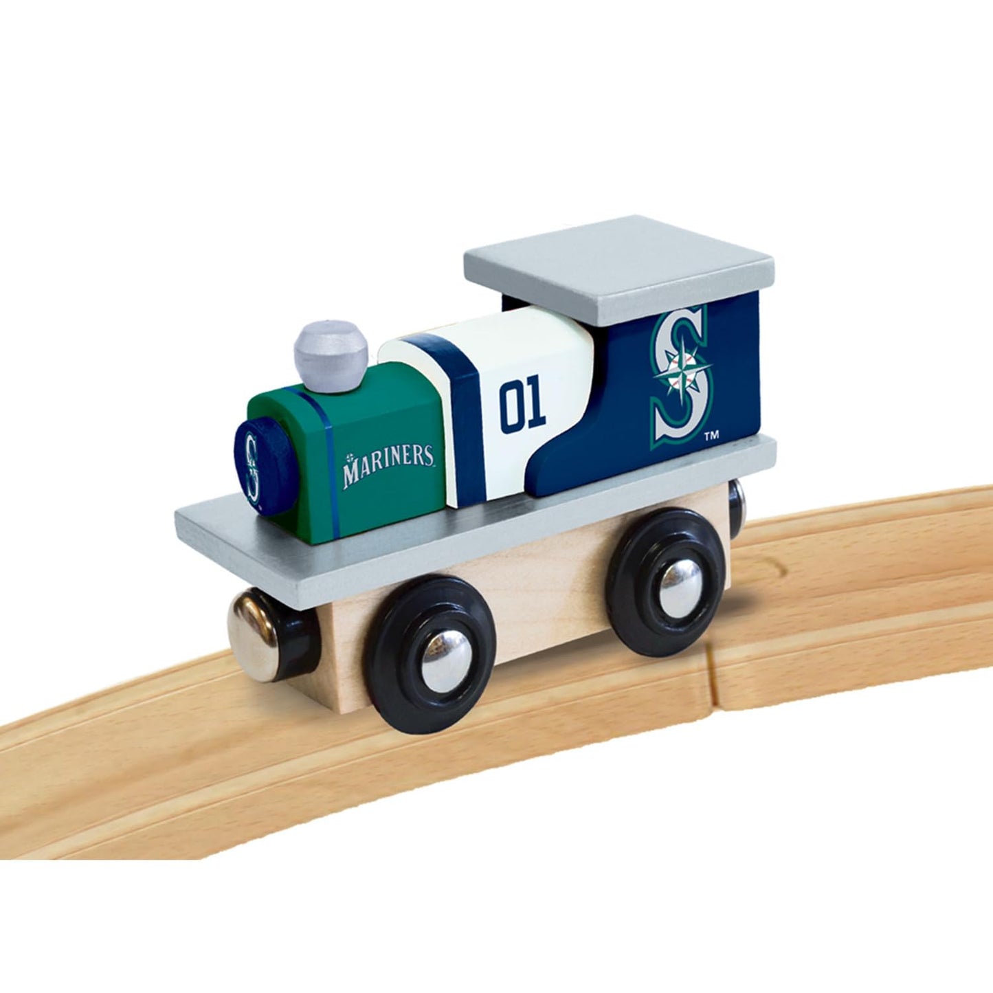 Masterpieces Sem2100: Seattle Mariners Wood Train Engine