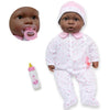 Jc Toys - La Baby | African American 20-Inch Large Soft Body Baby Doll | Washable | Removable Pink Outfit W/ Hat And Pacifier | For Children 2 Years +