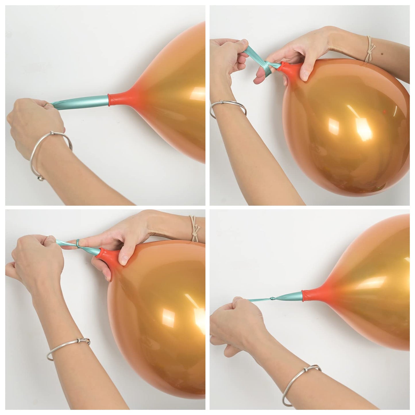 Chrome Gold Balloons 12 Inch, Double-Layered Metallic Light Gold Balloons, Shiny Thick Chrome Metallic Light Gold Latex Helium Balloons For Birthday Wedding Party Decoration Supplies
