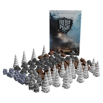 Rebel Studio Frostpunk The Board Game Resources Expansion - 98 Plastic Miniatures, Deluxe Component Upgrade For Enhanced Gameplay Aesthetics! Ages 16+, 1-4 Players, 120-150 Minute Playtime
