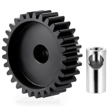 BRKRC Steel 32P 5mm Pinion Gear 25T 26T 28T 29T 30T 31T 32T 33T 34T 35T 36T 37T 38T Motor Gears for 1/10 1/8 RC Car Parts (29T)