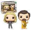 Funko POP! Parks and Recreation 2pk - Locked in Ron & Leslie, Multicolor Vinyl Collectibles, Model 56740
