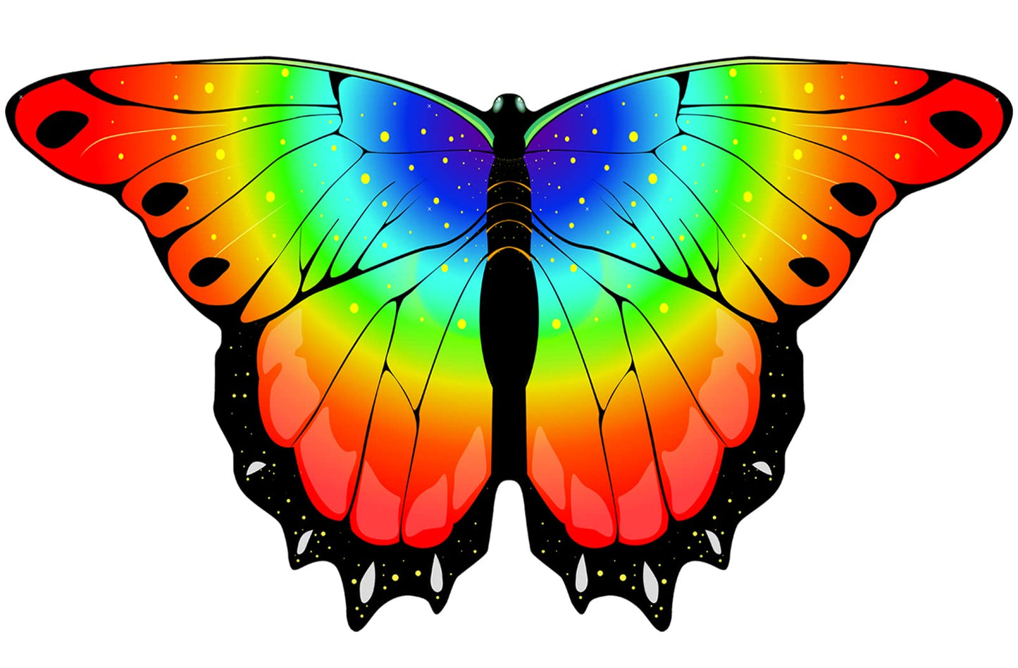 Irolewin Fairy Toddler Kids Butterfly-Wings For Girls Dress-Up-Costumes As Halloween Princess Party Favors
