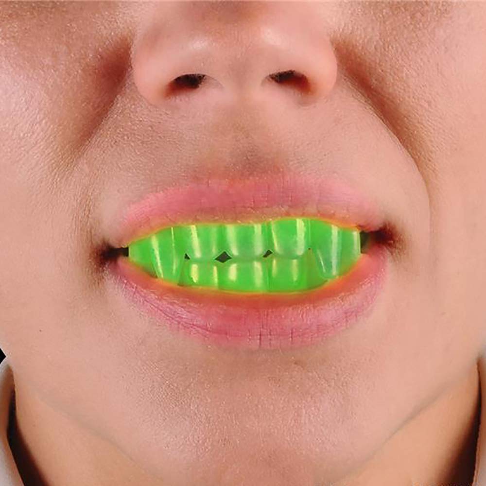 The Dreidel Company Halloween Teeth Glow In The Dark Fangs Teeth, Dress-Up, Pretend Play (100-Pack)