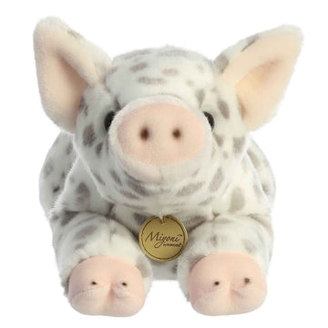 Aurora® 15 Spotted Piglet Stuffed Animal - Realistic Miyoni® Design with Lifelike Detail for Cherished Companionship