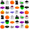 Waybla Halloween Squishies Toys - 36 PCS Cute Mochi Stress Relievers, Small Silicone Halloween Party Favors, WB-Halloween-MC01-36