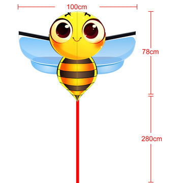Hengda Kite 3 Pack Of Kites,Owl And Bee And Chick Kite,For Kids Beginners And Adults Cute Design High Definition Printing Easy T