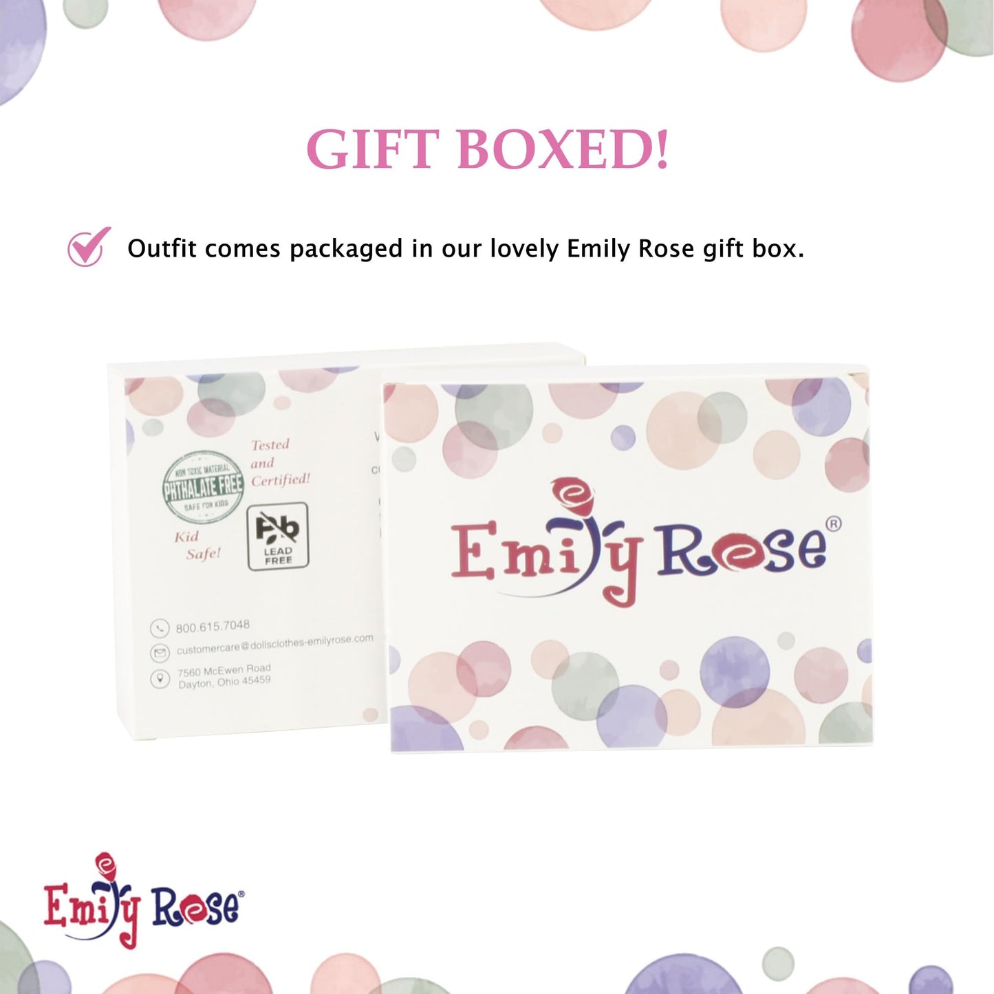 Emily Rose 18 Inch Doll Clothes 3-PC Blue and Grey Dinosaur Pajamas 18 Doll Accessories PJs Bedtime Set Including Dino Slippers | Gift Boxed! | Double Reinforced Stitching |American Business