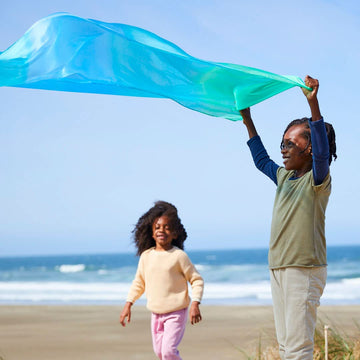 Sarahs Silks Giant Playsilk | 100% Silk Toy for Toddlers | Bright Colored Large Scarves for Fort Building and Pretend Play - Se