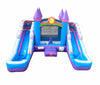 Inflatable Bounce House and Double Slide Combo Unit 16.5 x 15 x 11 Foot- Crossover Sports Combo Bouncer, Kids Outdoor Toys, Jump