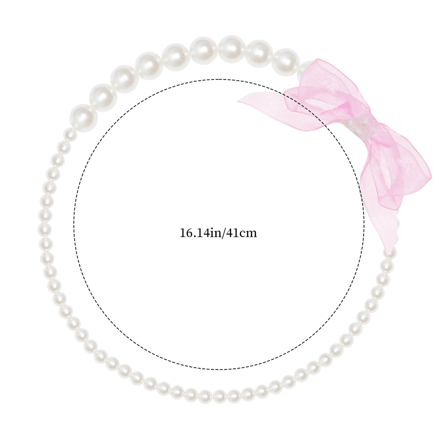 Obmwang 5 Pieces Girls Tea Party Supplies Tea Party Gloves Hats Girls Kids Tea Party Necklace Fan For Girls Tea Party Costume