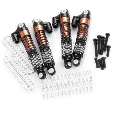 QUPA AM STORE Aluminum RC Shock Absorber Dampers 67.5mm Black for 1:18 TRX4M Defender Bronco RC Cars Upgrade