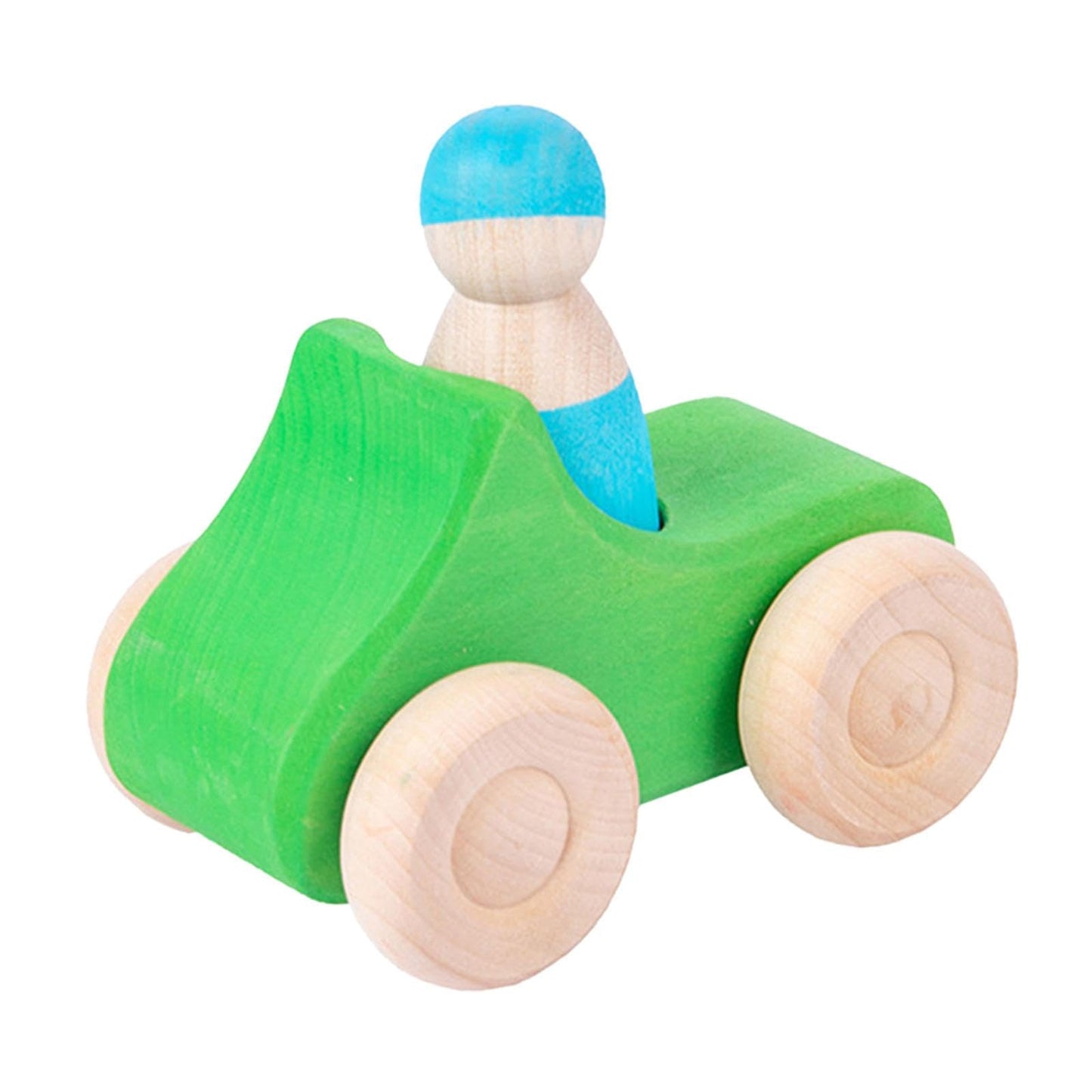 Bnf Montessori Wooden Car Toy Boys Girls Ages 13 Valentines Day Gifts For Kids Green Carbaby | Toys For Baby | Developmental Ba