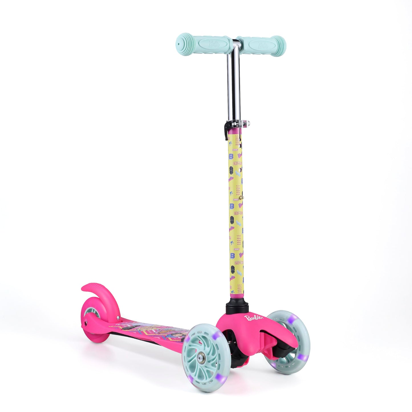 Monster Jam Self Balancing Kick Scooter With Light Up Wheels, Extra Wide Deck, 3 Wheel Platform, Foot Activated Brake, 75 Lbs Li