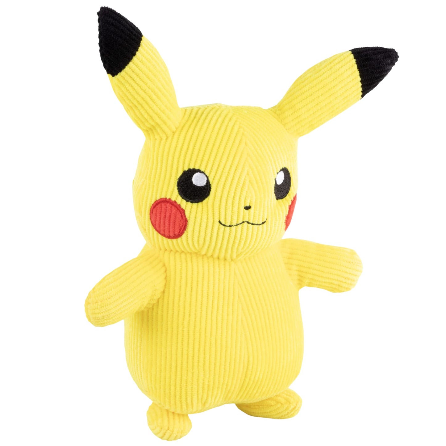 Pokémon 8' Pikachu Corduroy Fabric Plush - Officially Licensed - Quality Authentic & Soft Corduroy Stuffed Animal Toy - Limited Edition - Great Gift For Kids, Boys, Girls & Fans Of Pokemon